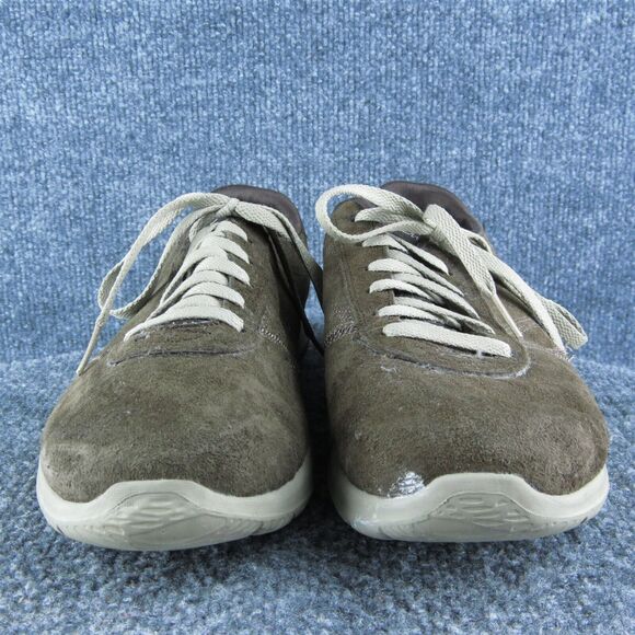 SKECHERS On THE Go‎ City Choco Women Sneaker Shoes Size 8.5 Medium Brown Leather - Picture 2 of 10